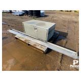 36' Aluminum Tool Box, Adj Cargo Lock Load Bars