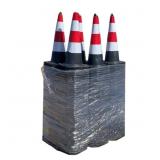 (250) 28' PVC Reflective Traffic Cone (Unused)
