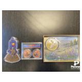 Copper Collectibles, Mario, Rocket, Harmony Bee
