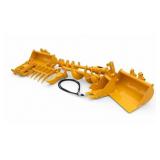 8 Piece Mini Excavator Attachment Set