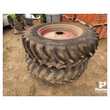18.4R38 Tires w/ International 1086 Duals