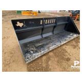 9' IA S109 Skid Steer Snow Bucket (Unused)