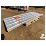 8-Ft Polycarbonate Ribbed Panels (Unused)