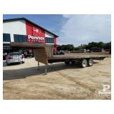 Home Built 5th Wheel Flat Deck Trailer 22-FT T/A