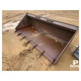 72' Skid Steer Toothed Material Bucket