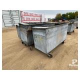 (3) Metal Bins w/ Casters