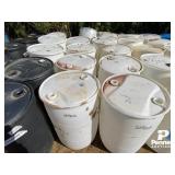 (13) 45 Gallon Plastic Barrel (White)