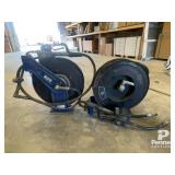 (2) Retractable Oil Hose Reel w/ Meter