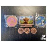 Copper Collectibles, Large Coins, Bullet