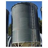 *O/S 2,500bu. Hopper-Bottom Bin w/ +/-, Aeration