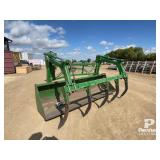 8' John Deere Loader Mount Grapple Bucket