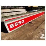 (2) 20.5' Esso Light up Display Signs