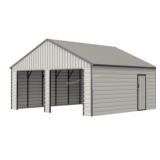 Greatbear Double Door Garage Shed 25'x33'
