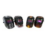 (4) Auto Darkening Welding Helmets