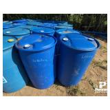 (12) 45 Gallon Plastic Barrel (Blue)