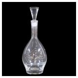 VINTAGE ETCHED NAUTICAL DECANTER