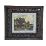 VINTAGE PRINT ON CANVAS THE HAY WAIN by JOHN CONSTABLE