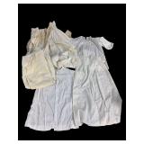 6 ANTIQUE AND VINTAGE WOMENS AND CHILDRENS LINEN CLOTHING
