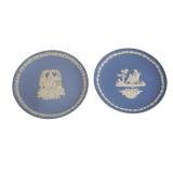 6 WEDGWOOD JASPERWARE COMMEMORATIVE MOTHERS DAY AND CHRISTMAS PLATES