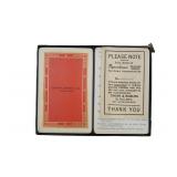 VINTAGE REMEMBRANCE PLAYING CARDS BY THE WILDER MFG. CO.