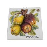 ITALIAN PRIMAVERA ARTISTICA 3 DIMENSIONAL FRUIT TILE