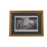 18TH c COPPER PLATE ENGRAVING NATIVES OF THE MOLUCCA ISLANDS