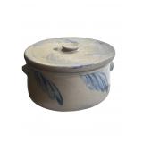 AMERICAN BALTIMORE SALT- GLAZED STONEWARE BUTTER CROCK