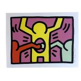 AFTER KEITH HARING 'POP SHOP I, PLATE 3' SCREENPRINT