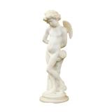 DENISE DELAVIGNE CARRERA MARBLE CUPID SCULPTURE