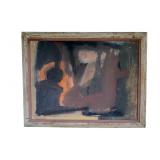 LEE KRASNER (1908-1984), ATTRIBUTED OIL PASTEL PAPER