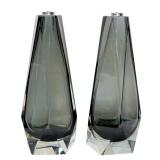 PAIR ALBERTO DONA MURANO TABLE LAMPS MOLATO
