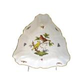 HEREND ROTHSCHILD BIRD TRIANGLE VEGETABLE DISH