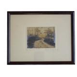 THE GOLDEN TRAIL FRED THOMPSON HAND COLORED PHOTOGRAPH