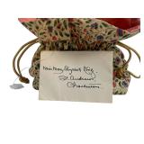 VINTAGE DRAWSTRING PURSE - A GIFT FROM LEILA WARING