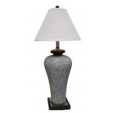 VINTAGE LARGE MODERN GRANITE LOOK CERAMIC LAMP