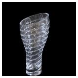 LARGE NAMBE HALE-BOPP CONTEMPORARY CRYSTAL VASE