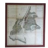 RARE COAST CHART NO 20 1866 NEW YORK BAY AND HARBOR