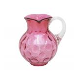 VINTAGE CRANBERRY COIN DOT PITCHER