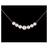 Deltah 14K Gold and Pearl Necklace