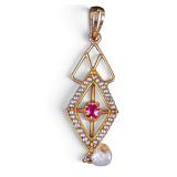 10K Gold Victorian Pendant