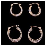 14K Gold Hoop Earrings