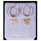 Petite 14K Gold Earrings