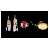 Sterling Rings and Earrings