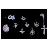 Mercury Dimes and Other Vintage Sterling Jewelry