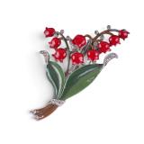 Early Crown Trifari Alfred Philippe Fur Clip