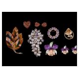 Vintage Weiss, Capri, and Other Brooches