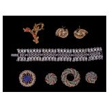 Vintage Signed Designer Costume Jewelry