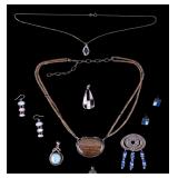 Sterling Silver and Natural Stone Jewelry