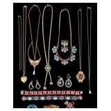 Trifari, Sterling, and Gold Filled Jewelry