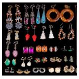 Mother of Pearl and Other Costume Earrings